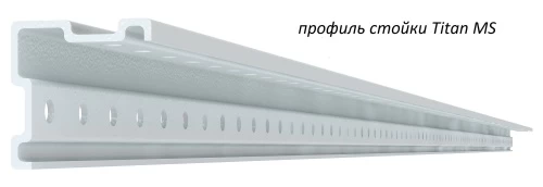 Стеллаж металлический Титан МС-750 3000x700x400/3