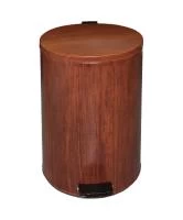 Урна с педалью 20 л (вишня)