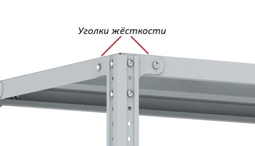 Стеллаж металлический Титан МС-750 3000x700x400/3