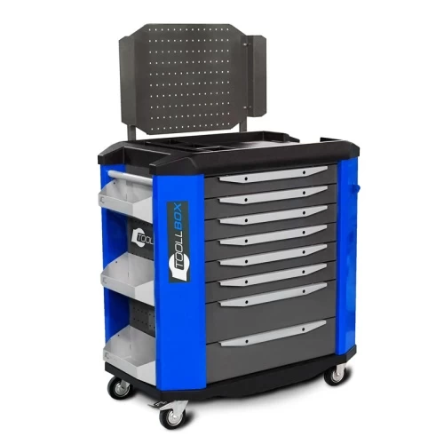 Тележка инструментальная ToollBox TBP-8 (синяя) Тележка инструментальная ToollBox TBP-8 (синяя)